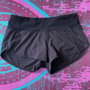 Lululemon Size 2 Speed Up Shorts